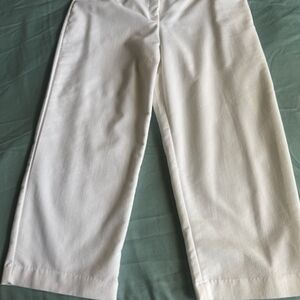 Elegant White Wide-Leg Pants